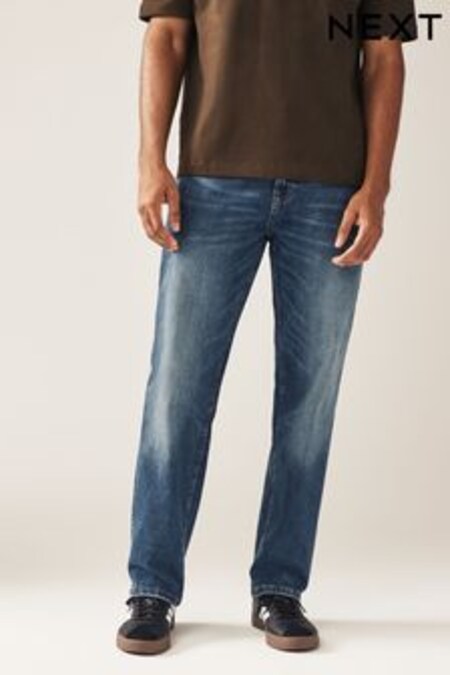 Blue Wash Straight Coloured Stretch Jeans (C66081) | $61