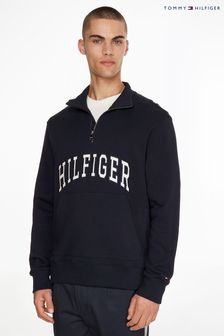 Tommy Hilfiger藍色復古風半高領運動衫 (C66470) | NT$6,050