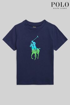 T-shirt Polo Ralph Lauren grand poney garçon à logo (C66490) | €31 - €34