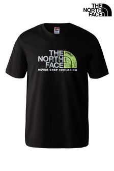 Черный - Рыжая футболка с короткими рукавами The North Face 2 (C66808) | €46
