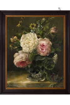 Brookpace Lascelles Pink Still Life of Flowers in a Vase Framed Wall Art (C66951) | 175 €