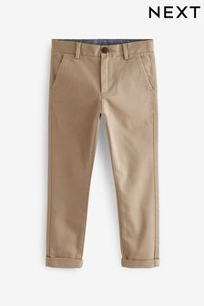 Břidlicová - Strečové plátěné kalhoty (3-17 let) (C66996) | 455 Kč - 645 Kč