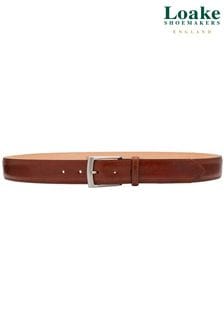 Red - Loake Henry Leather Belt (C67003) | kr1 460