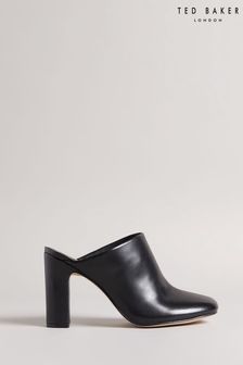Ted Baker Ceilah Black Leather Closed Toe Mules (C67093) | ₪ 629