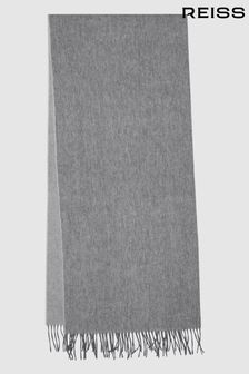 Reiss Soft Grey Picton Wool-Cashmere Scarf (C67434) | $177
