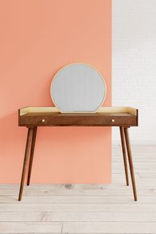 Swoon Light Brown Fresco Console Dressing Table (C67663) | €631