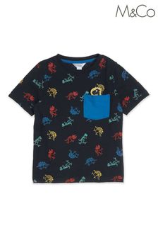 M&Co Blue Dinosaur 3D Pocket T-Shirt (C67667) | 11 € - 13 €