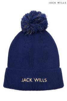 Jack Wills Navy Blue Bobble Hat (C67672) | 28 €