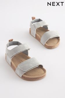 Grey Standard Fit (F) Corkbed Comfort Sandals (C67713) | €25 - €30