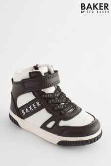 Baker by Ted Baker Boys Black Hi-Top Trainers (C67749) | 254 SAR