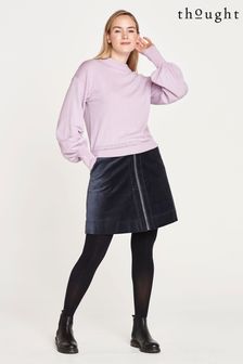 Thought Laurenna Purple Organic Cotton Sweater (C67839) | 94 €