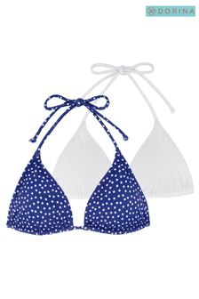Dorina Blue Frejus Eco Light Padded Triangle Bikinis 2 Pack (C68292) | 38 €