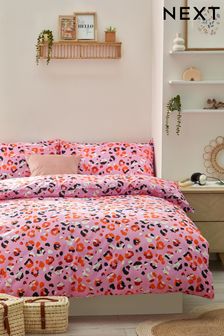 Pink Leopard Duvet Cover and Pillowcase Set (C68302) | €15.50 - €23.50