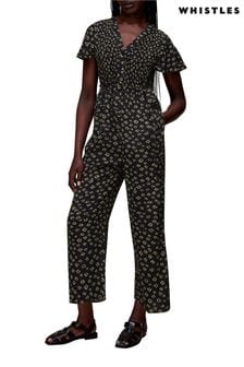 Whistles Abstract Gem Black Jumpsuit (C68453) | €60