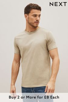 Piedra - Regular - Camiseta básica con cuello redondo (C68828) | 9 €