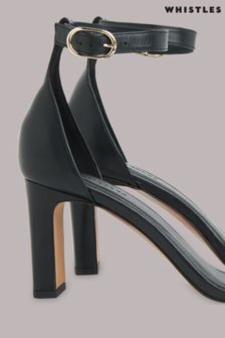Whistles Lena Black Heeled Sandals (C69155) | 214 €