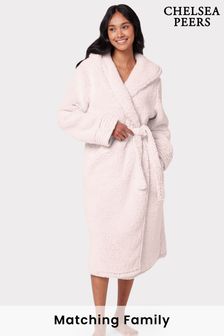Chelsea Peers Grey Fleece Hooded Dressing Gown (C69233) | €34