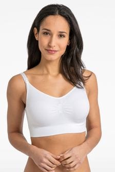 白色 - Jojo Maman Bébé無接縫孕婦哺乳內衣 (C69238) | NT$650