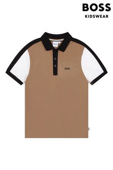 قميص بولو بيج ألوان متعارضة بشعار من Boss (C69319) | 453 د.إ - 502 د.إ
