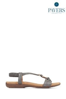 Pavers Natural Flat Strappy Sandals (C69547) | 46 €