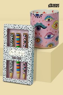 Eleanor Bowmer Pink Pen Pot & Boxed Pen Set (C69679) | €45
