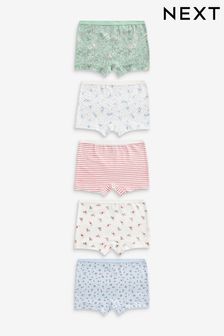 Blue Ditsy Floral Shorts 5 Pack (2-16yrs) (C69819) | $23 - $33