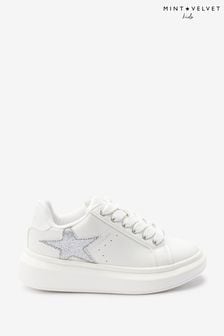 Белые кроссовки на массивной подошве со звездами Mint Velvet (C69962) | €52