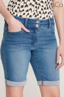 M&Co Blue Lift and Shape Mid Length Denim Shorts (C69983) | 14 €