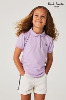 Paul Smith Junior Girls Zebra Logo Polo Shirt (C70017) | $74