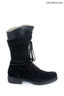 Celtic & Co. Woodsman Black Boots (C70160) | €308