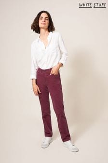 White Stuff Pink Brooke Straight Cord Trousers (C70166) | €75