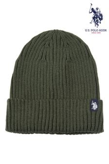 U.S. Polo Assn. Mens Forest Night Chunky Rib Beanie (C70340) | $25