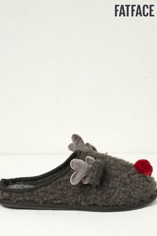 Fatface Grey Stanley Stag Slippers (C70394) | HK$289