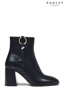 Negru Ghete și cizme elegantă cu ciucuri Radley London Bruton Place (C70511) | 1,002 LEI