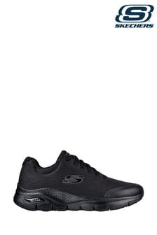 Skechers Black Wide Fit Arch Fit Womens Trainers (C70512) | kr1 630