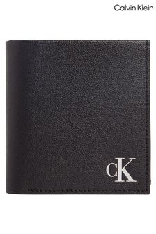 Calvin Klein Leather Trifold Black Wallet (C70737) | $124
