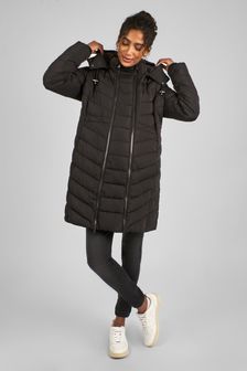 Черный - Дутая куртка для беременных Jojo Maman Bé 2-в-1 (C71088) | €150