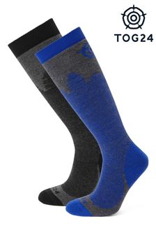 Tog 24 Blue Aprica Ski Socks 2 Packs (C71091) | ￥5,640
