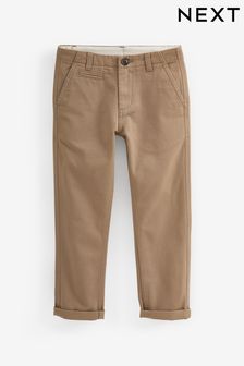 Tan Brown Loose Fit Chino Trousers (3-16yrs) (C71176) | 66 SAR - 87 SAR
