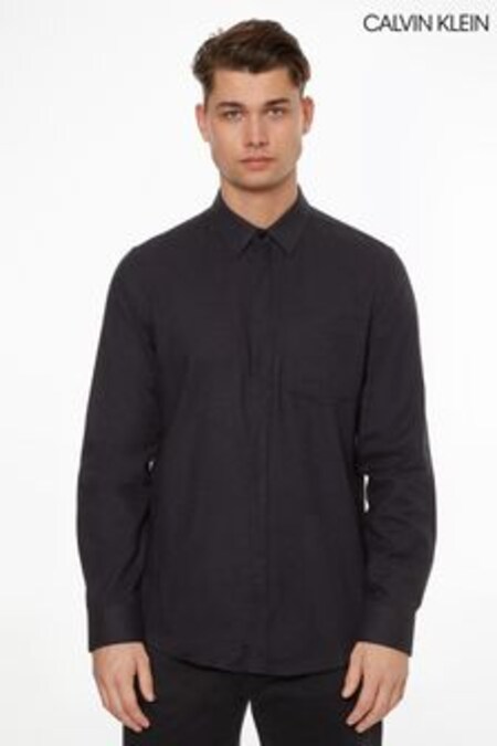 Calvin Klein Black Flannel Shirt (C71330) | 134 €
