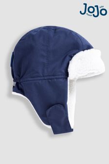 JoJo Maman Bébé Navy Cosy Waterproof Hat (C71478) | $25