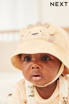  (C71638) | €11 Zandbruin - Character Baby Bucket Hat (0 mnd-2 jr)