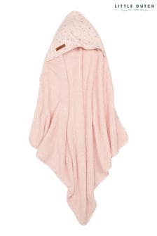 Little Dutch Pink Little Pink Flowers Hooded Towel (C71678) | €37