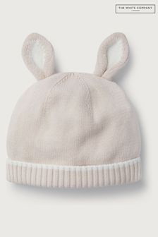 The White Company Baby Pink Bunny Knitted Hat (C71685) | 647 UAH