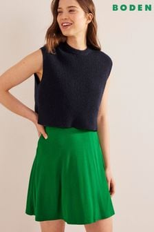 Boden Green Jersey Wrap Mini Skirt (C71715) | €31