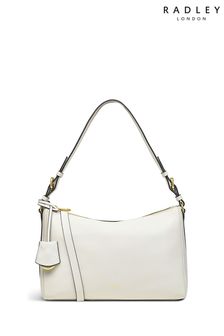 Radley London Medium Dukes Place White Ziptop Shoulder Bag (C71921) | $494