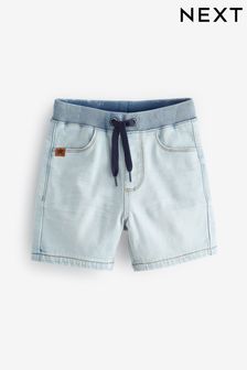 Svetlo modra - Raztegljive kratke hlače iz denima (3 mesecev–7 let) (C72468) | €9 - €11