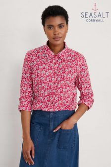 Seasalt Cornwall Red Organic Cotton Larissa Shirt (C72614) | 68 €