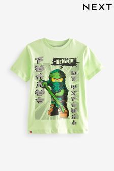 Lime Green Lego Ninjago Short Sleeve License T-Shirt (3-14yrs) (C73103) | DKK98 - DKK136