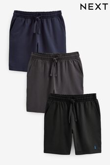 Navy Blue/Grey/Black Lightweight Shorts 3 Pack (C73106) | SGD 69